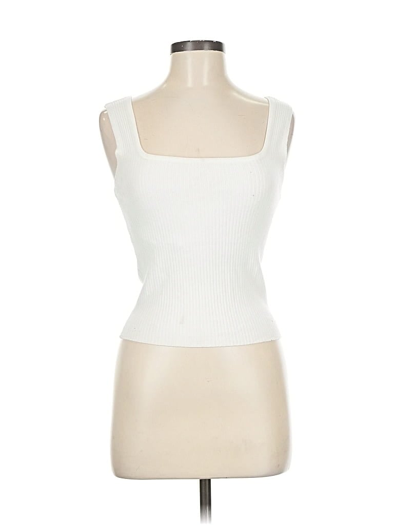 Pre-owned Allie Rose Pullover Sweater In White