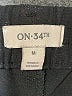 On 34th Solid Black Casual Pants Size M - photo 6