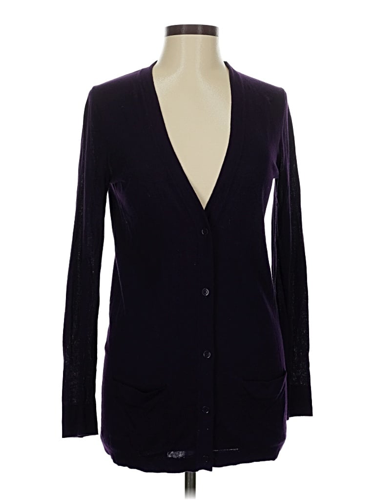 Pre-owned Gap Cardigan Sweater In Purple