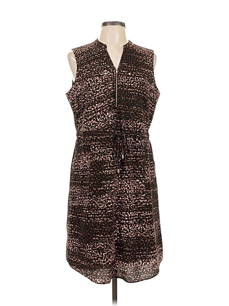 Pre-owned Apt. 9 Casual Dress In Brown