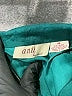 Anu by Natural 100% Silk Print Teal Silk Blazer Size M - photo 6