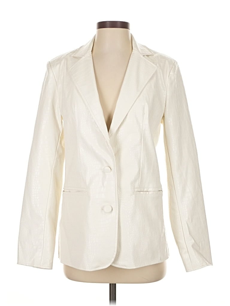 Forever 21 Blazer Jacket In White