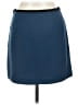 XXI Solid Blue Casual Skirt Size L - photo 2
