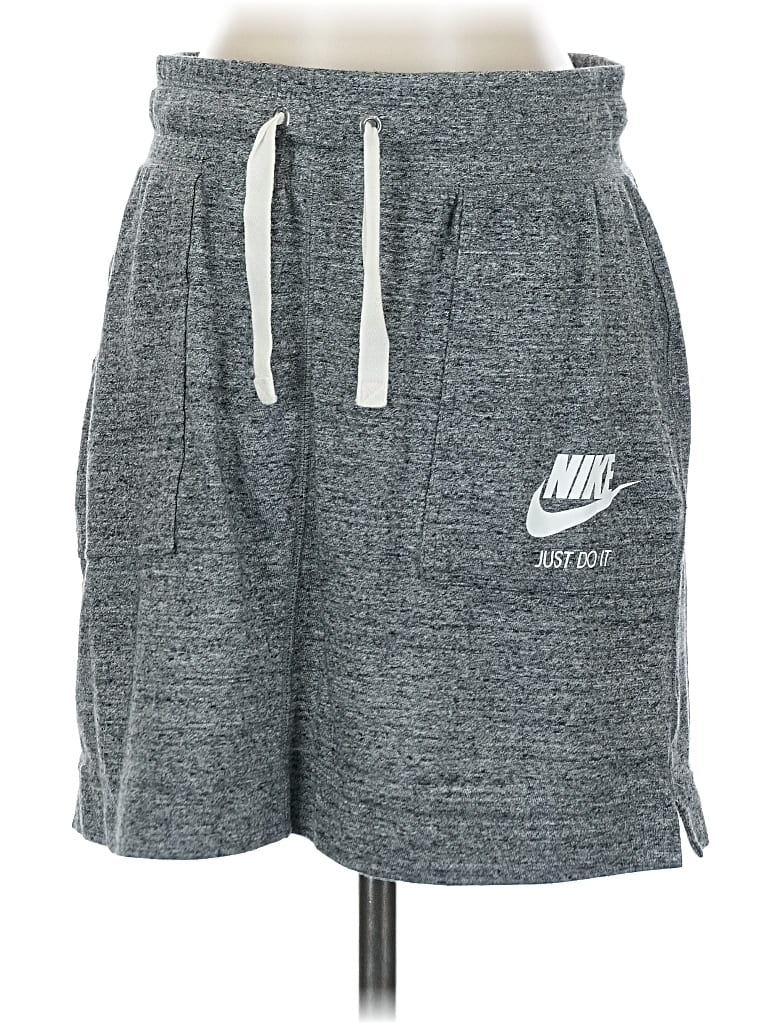 Pre-owned Nike Casual Skirt In Gray