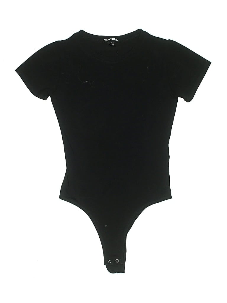 Pre-owned Fashion Nova Bodysuit In Black