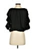 CeCe 100% Polyester Black 3/4 Sleeve Blouse Size XS - photo 2