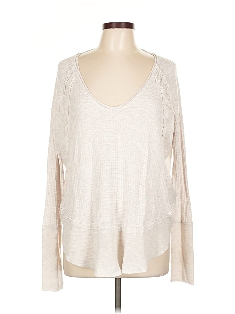 Pre-owned We The Free Long Sleeve T-shirt In White