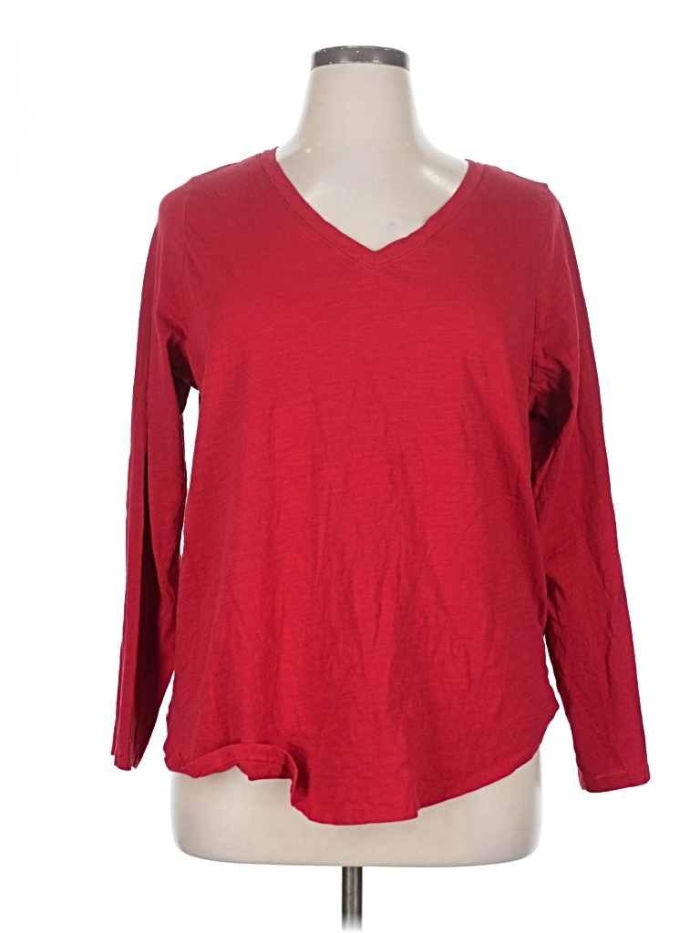 SONOMA GOODS FOR LIFE Pre-owned 3/4 Sleeve T-shirt In Red