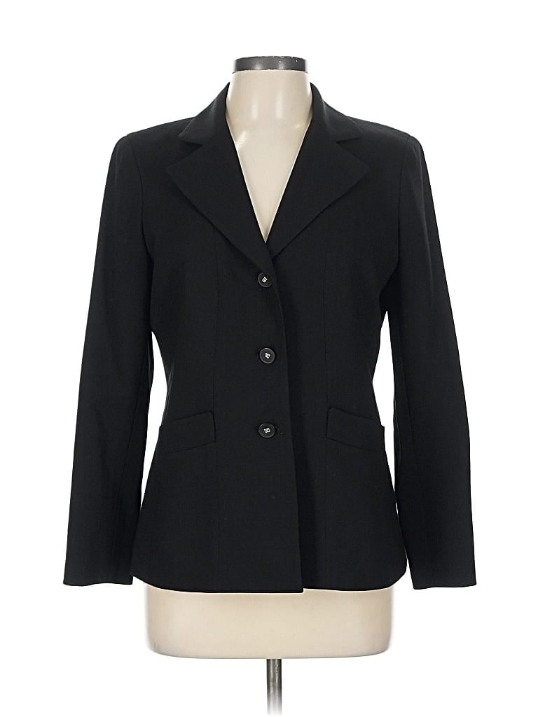 Pre-owned Doncaster Collection Blazer Jacket In Black