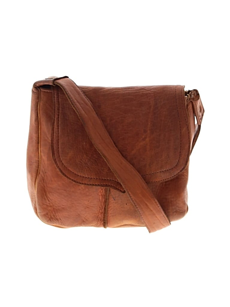 Pre-owned Unbranded Leather Shoulder Bag In Brown