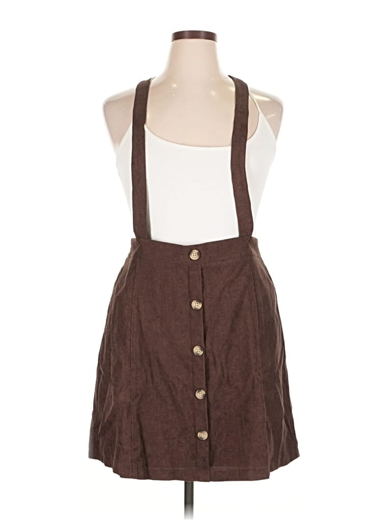 Pre-owned Assorted Brands Casual Skirt In Brown