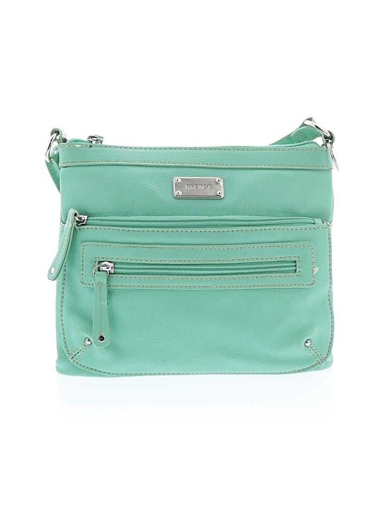 Pre-owned Nine West Crossbody Bag In Green