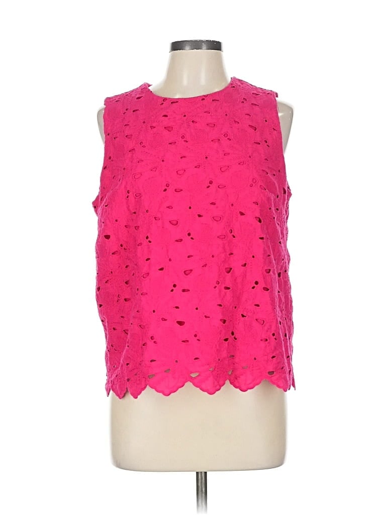 Pre-owned Time And Tru Sleeveless Blouse In Pink