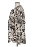 Vince Camuto 100% Polyester Animal Print Ivory Long Sleeve Blouse Size XL - photo 5