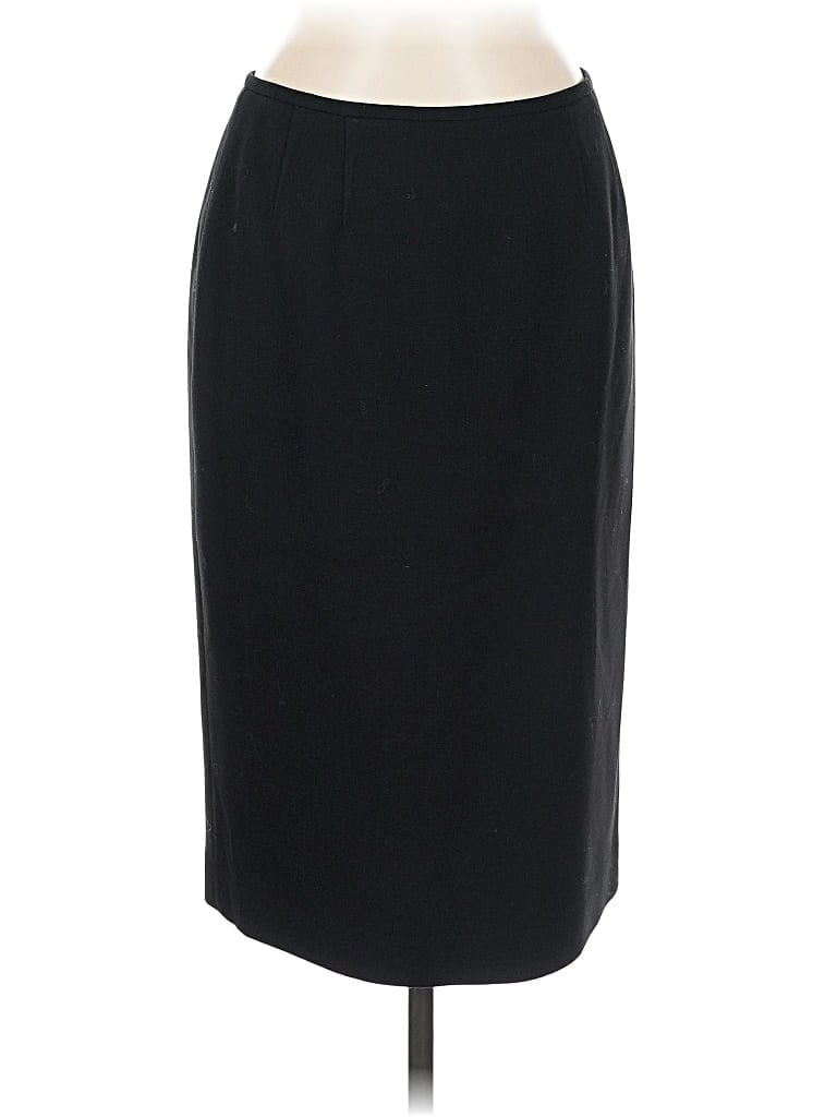 Pre-owned Kasper Formal Skirt In Black