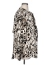 Vince Camuto 100% Polyester Animal Print Ivory Long Sleeve Blouse Size XL - photo 4