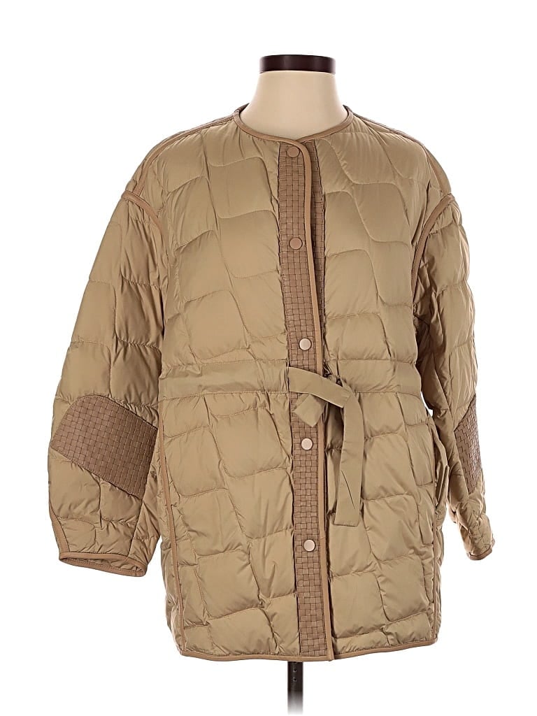 Pre-owned Unbranded Coat In Brown