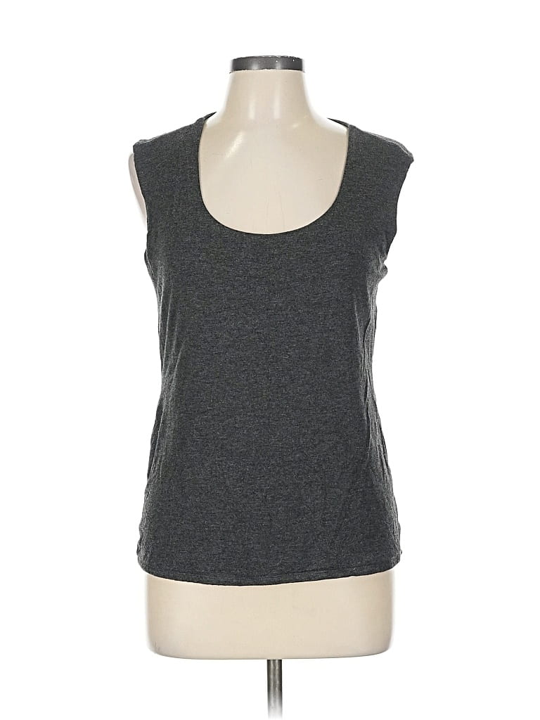 Pre-owned Grace Sleeveless T-shirt In Gray