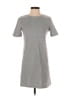 Zara Solid Gray Casual Dress Size S - photo 1