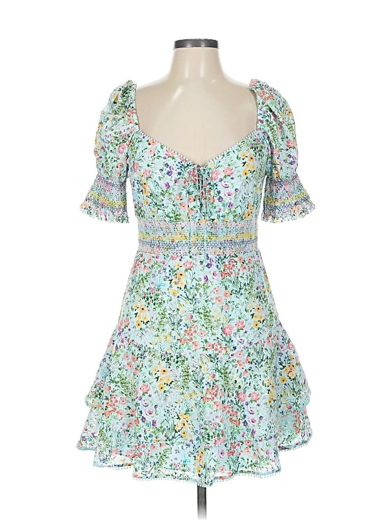 Pre-owned Alice And Olivia Alice + Olivia Cocktail Dress In Green