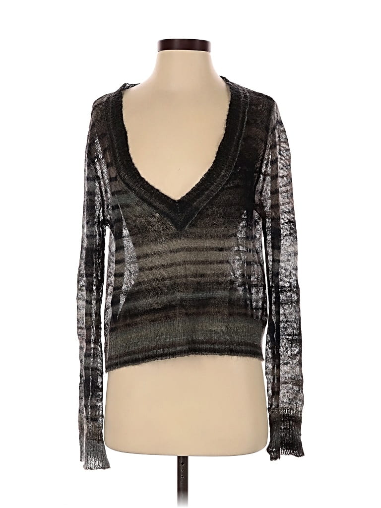 Pre-owned A.l.c Long Sleeve T-shirt In Gray