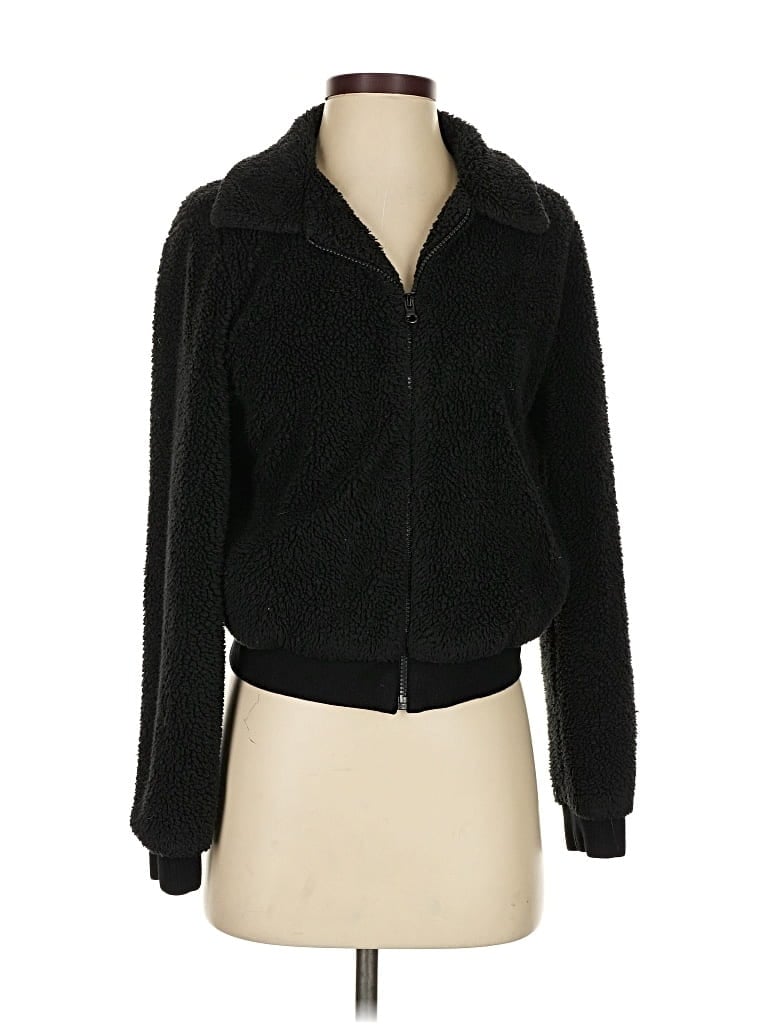 Pre-owned Beyond Yoga Cardigan Sweater In Black