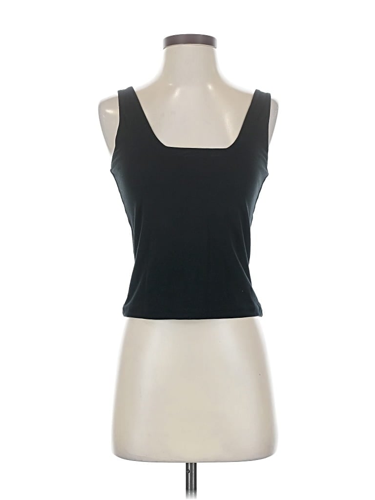 Pre-owned Vince Sleeveless Top Black Scoop Neck Tops
