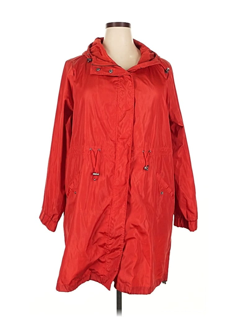 Pre-owned Torrid Raincoat In Red