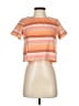 TONLÉ Stripes Orange Short Sleeve Top Size XS - photo 1