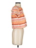 TONLÉ Stripes Orange Short Sleeve Top Size XS - photo 4