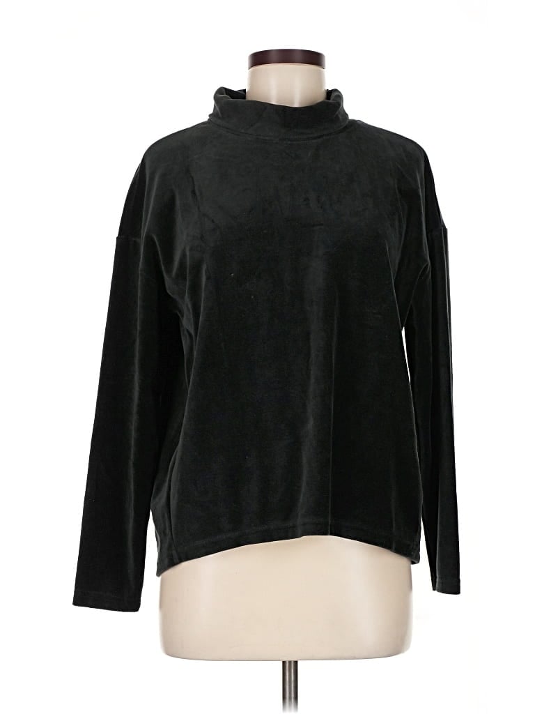 Pre-owned Banana Republic Factory Store Fleece Jacket In Black