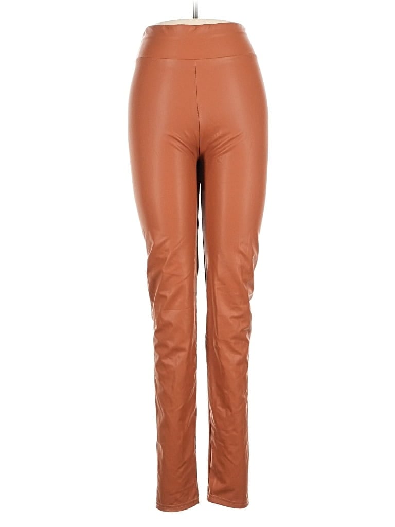 Pre-owned Assorted Brands Leggings In Brown