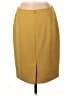 Halogen Solid Yellow Formal Skirt Size 8 - photo 2