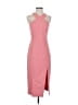 Cinq à Sept Solid Pink Cocktail Dress Size 2 - photo 1