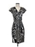 Muse Animal Print Silver Cocktail Dress Size 2 - photo 1