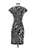 Muse Animal Print Silver Cocktail Dress Size 2 - photo 2