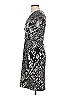 Muse Animal Print Silver Cocktail Dress Size 2 - photo 5