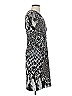 Muse Animal Print Silver Cocktail Dress Size 2 - photo 4