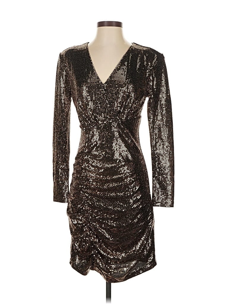 Pre-owned Inc International Concepts Cocktail Dress In Silver
