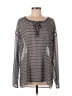 Old Navy Gray Long Sleeve Blouse Size M - photo 1
