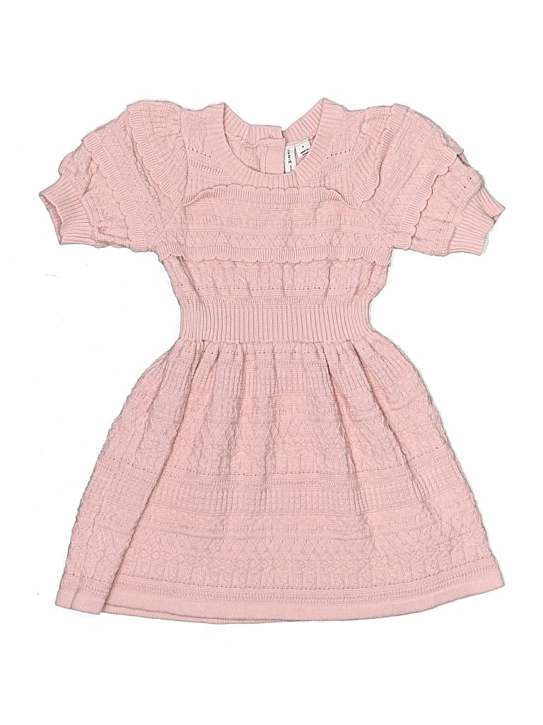 Pre-owned Janie And Jack Kids' Dress In Pink
