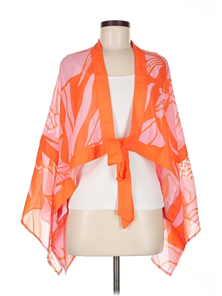 Anthropologie Kimono In Orange