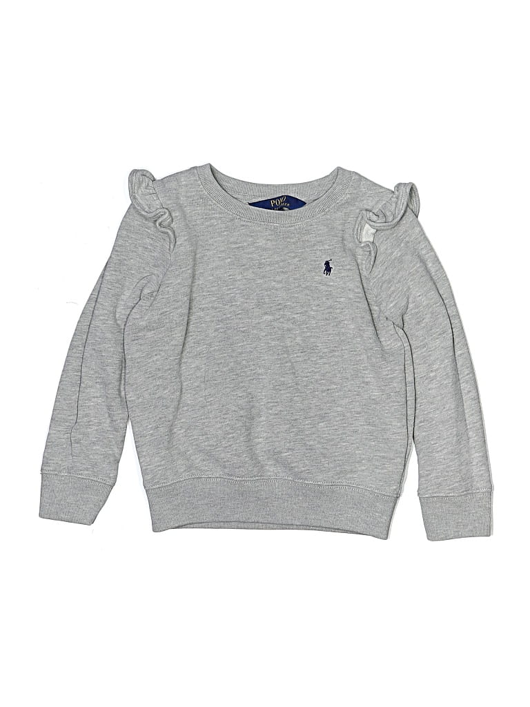 Pre-owned Polo By Ralph Lauren Kids' Sweatshirt In Silver