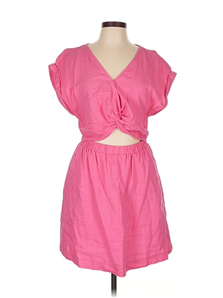 Pre-owned 1.state Casual Dress In Pink