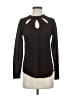 Black Swan 100% Polyester Black Long Sleeve Blouse Size S - photo 1