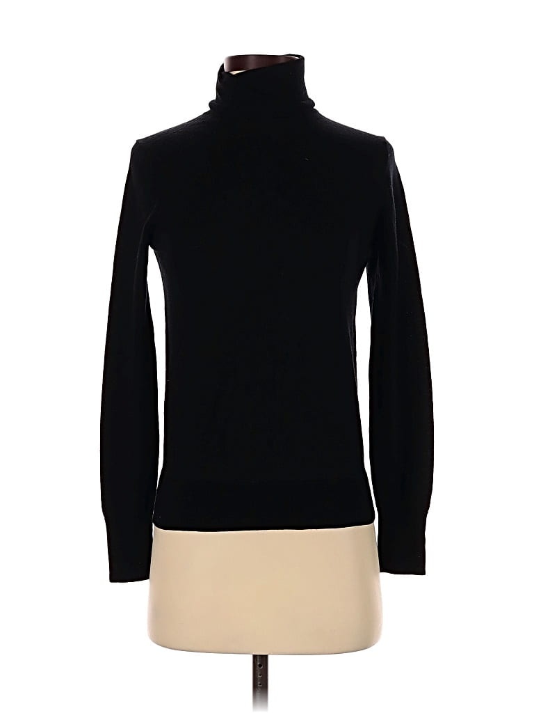 Pre-owned Uniqlo Turtleneck Sweater In Black