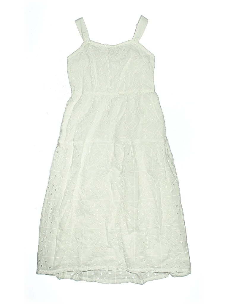 Pre-owned Abercrombie Kids' Dress In White