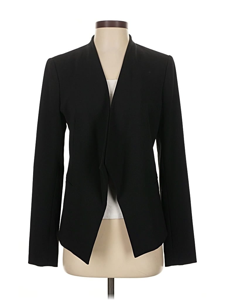 Pre-owned Alice And Olivia Alice + Olivia Blazer Jacket In Black