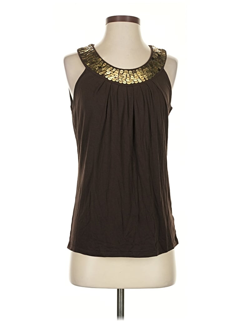 Pre-owned Michael Michael Kors Sleeveless Blouse In Brown