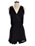 Parker 100% Polyester Solid Black Romper Size M - photo 1